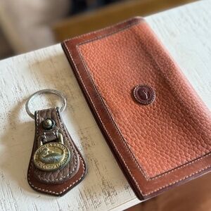 Dooney and Bourke checkbook holder and keychain